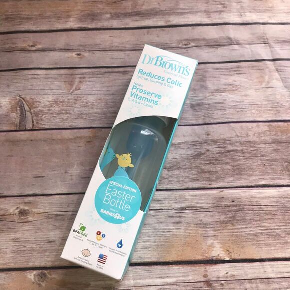 Dr. Brown's 8 oz Easter Bottle Babies R Us Exclusive NEW‎ NIP BPA Free Special - Picture 5 of 11